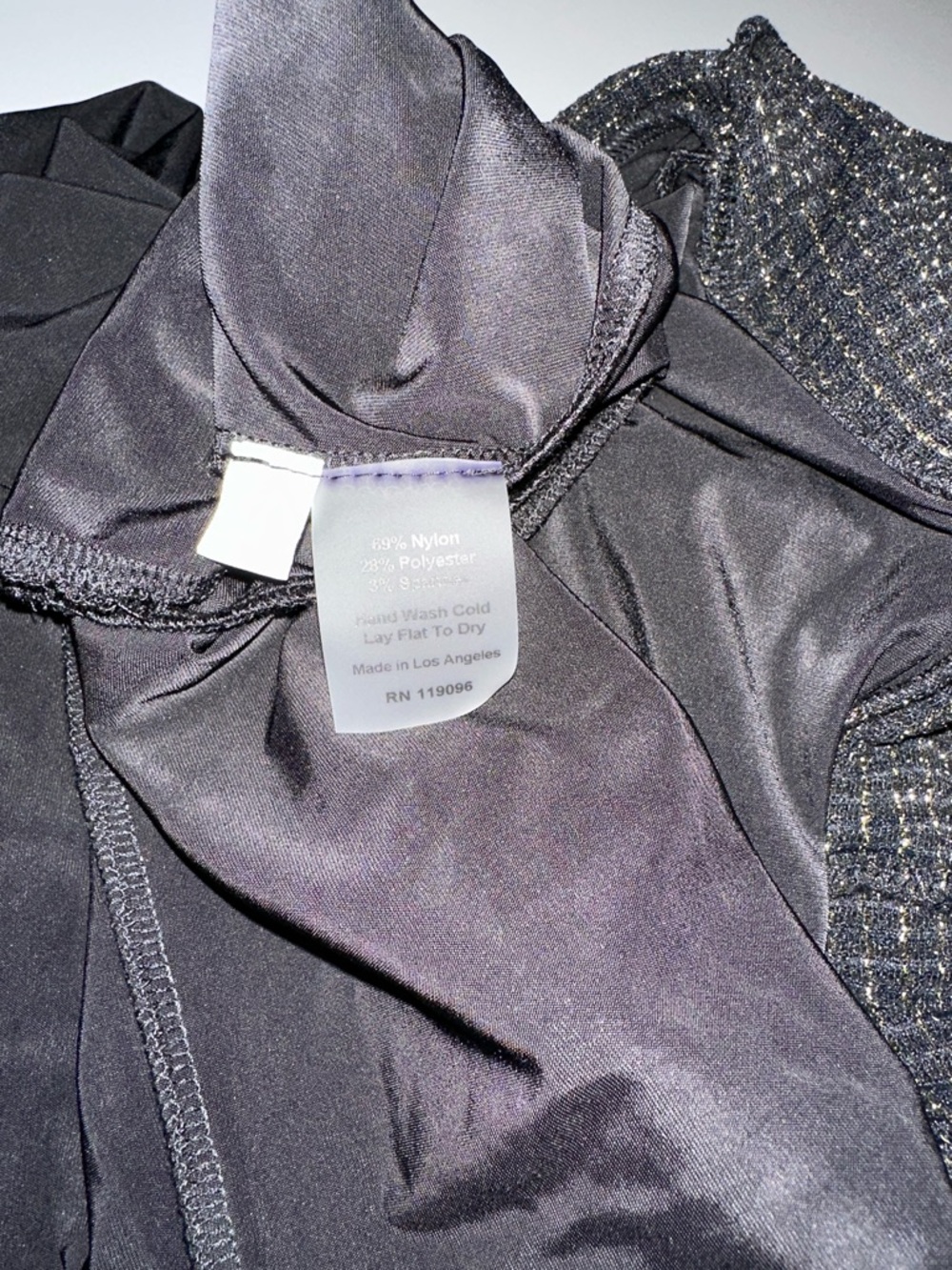 Nightcap Free People Black Crinkle Lurex Tube Strapless Midi Classic Dress M L - Picture 7 of 13